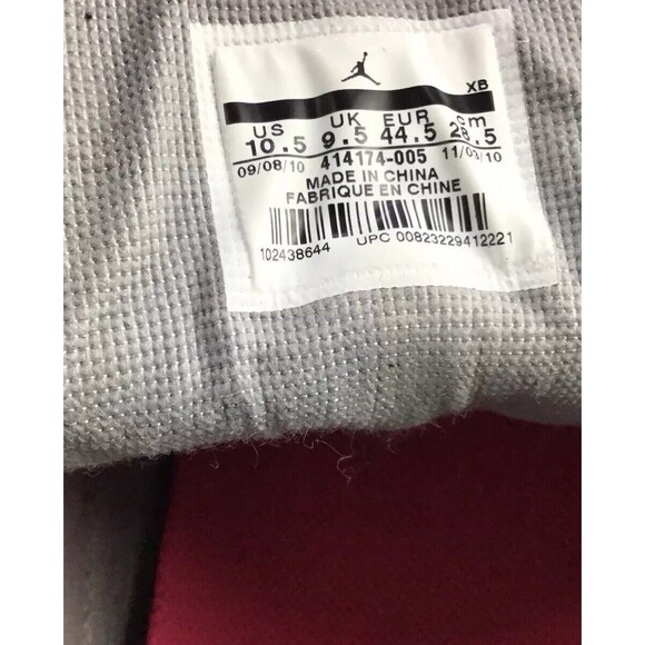 Nike Air Jordan V.2 Grown Men's Gray/Blue Shoes Sneakers 414174-005 Size US 10.5 - Picture 13 of 15